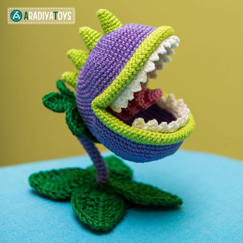 Modèle au crochet de Mordeur de «Plantes vs. Zombies»