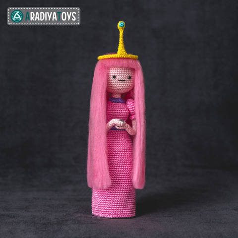 Modèle au crochet de Princesse Chewing-gum de «Adventure Time»