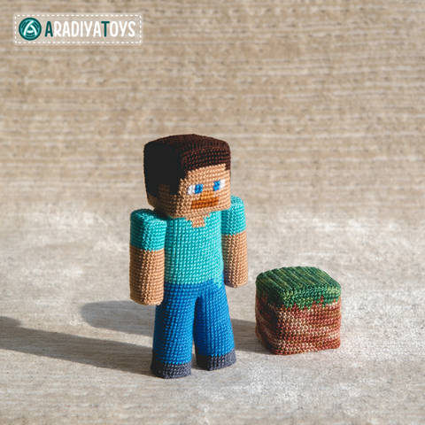 Modèle au crochet de Steve de «Minecraft»