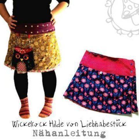 Wickelrock Hilde, in kurz und lang und Frau und Kind...