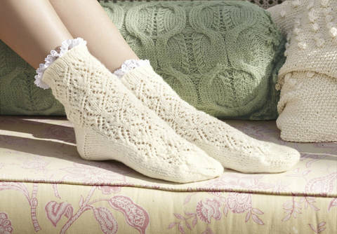 Socken Rosely Strickanleitung
