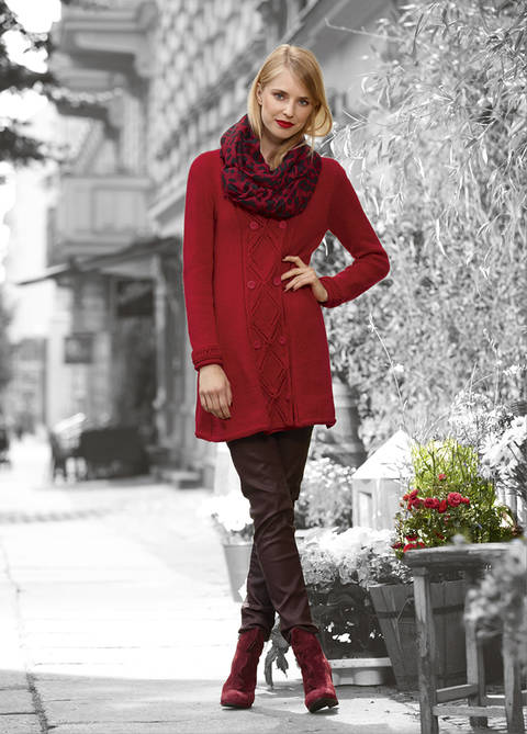 Jacke, Mantel, Poncho Gwendolyn Strickanleitung