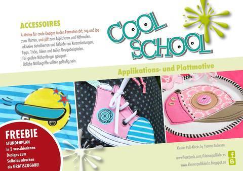 Plotterdateien • Cool School • Accessoires