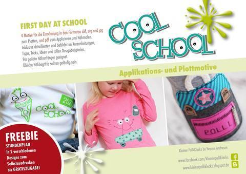 Plotterdateien • Cool School • 1st day at school