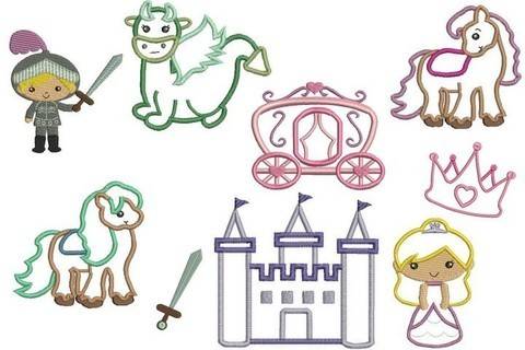 Stickdateien - Prinzessin