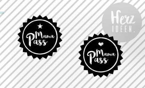Plotterdatei "Mama Pass" DXF SVG PNG