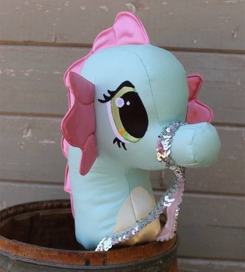 Seahorse Stick Horse Hobby Horse Ride-on Toy