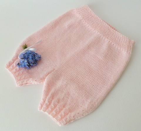 Baby short naissance - tutoriel tricot bébé PDF
