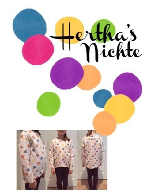 Hertha’s Nichte – das Wohlfühl-Shirt für Kinder Nähanleitung und Schnittmuster