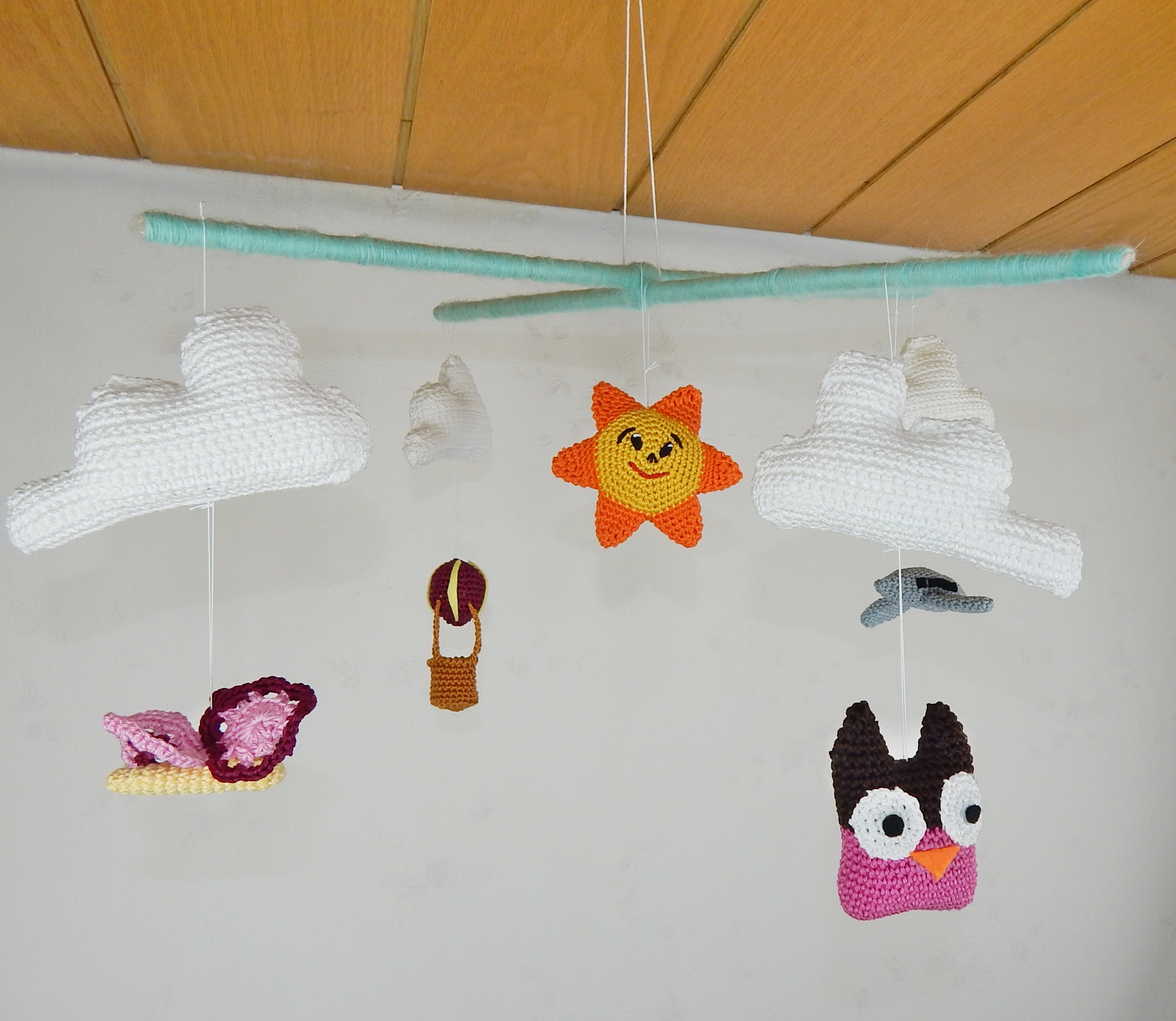 Häkelanleitung Mobile Baby