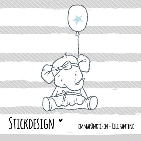 emmapünktchen ® - stickdatei elli fantine 18 x 30