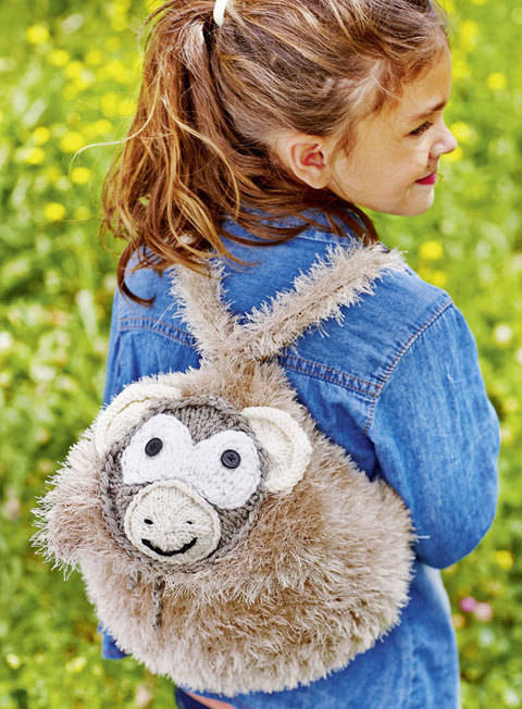 Affenstarker Kinderrucksack Strickanleitung