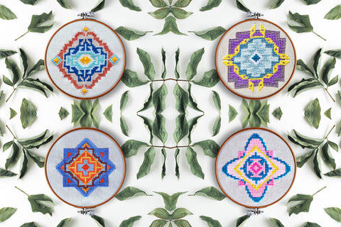 Geometrie Set Kreuzstich