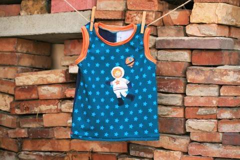 Appliziervorlage KLEINER ASTRONAUT
