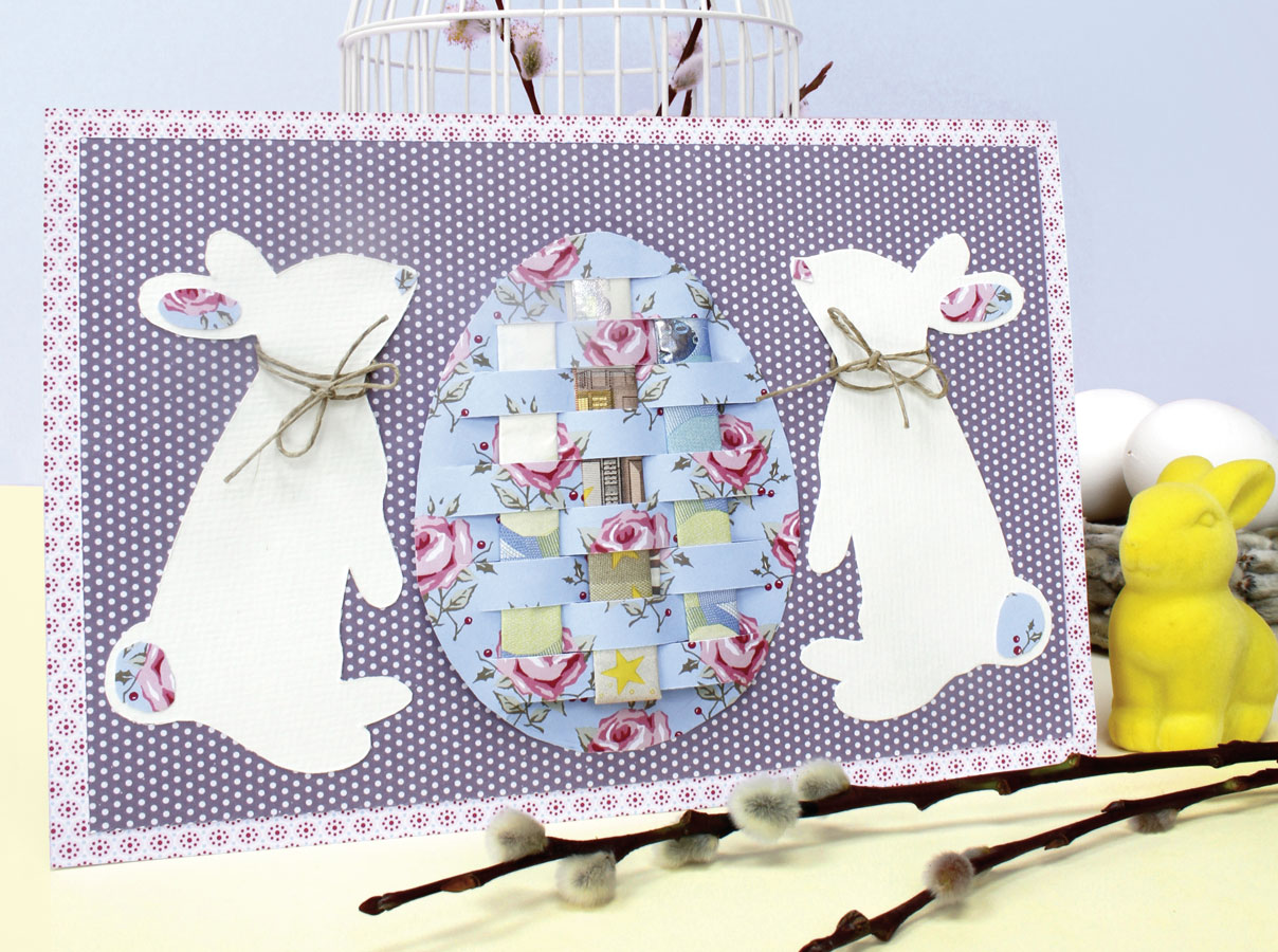 Osterei-Karte Bastelanleitung