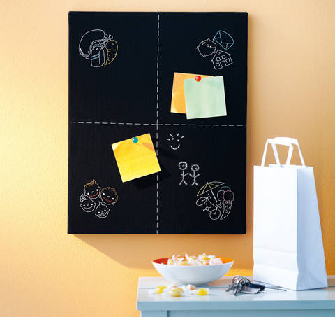 Memoboard für die ganze Familie Stickanleitung