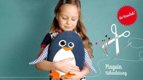 Pinguin – Nähanleitung und Schnittmuster von "die Knuschels"