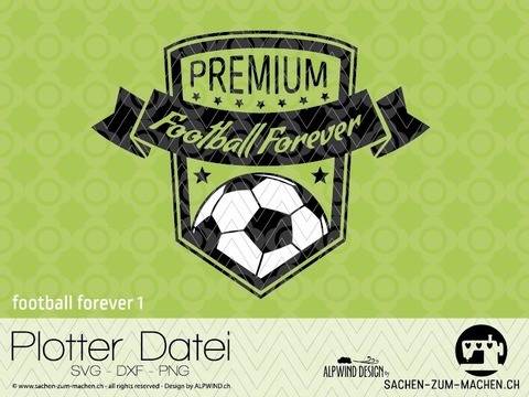 Plotter-Datei "football forever" #1