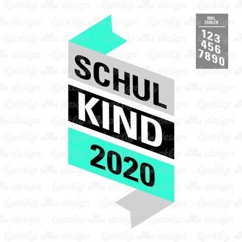 Plotterdatei Schulkind 2018 Banderole