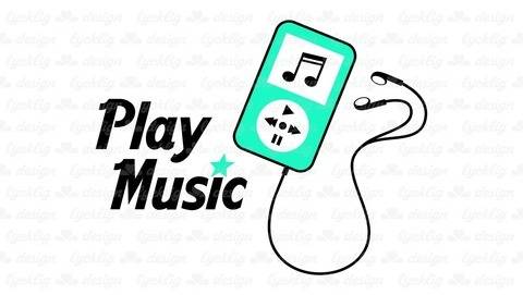 Plotterdatei "Play Music" Mp3 Player