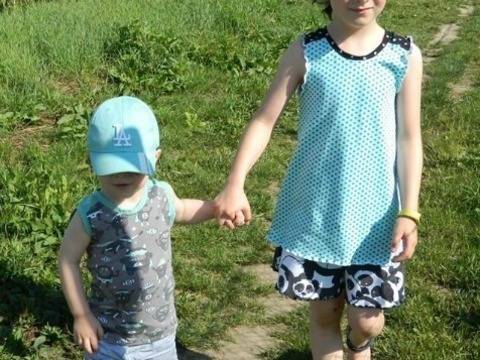 Nähpuls Kombi Sommertop girls Sommershirt boys