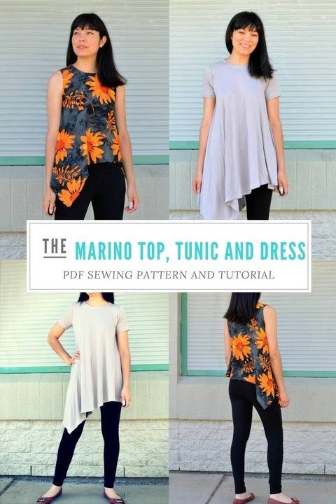 The Marino Top and Dress Pattern