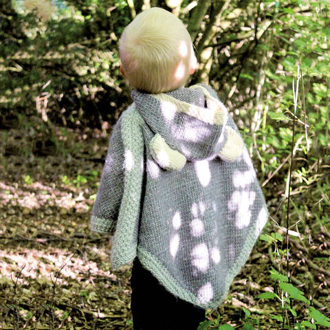 Poncho Koala wächst mit - Strickanleitung Gr.92/98