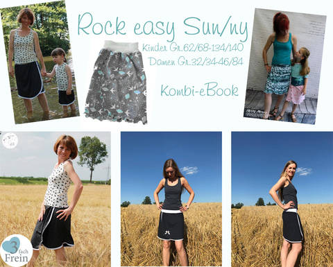 Kombi eBook Rock "easy SunNy" Gr . 62/68-134/140 & 32/34-46/48