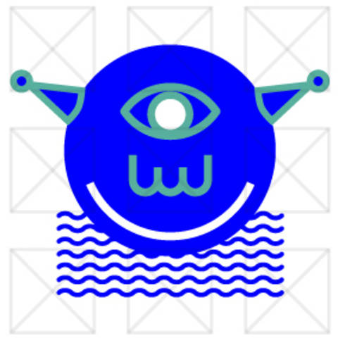 Die blauen Köpfe - Alien - Plotterdatei