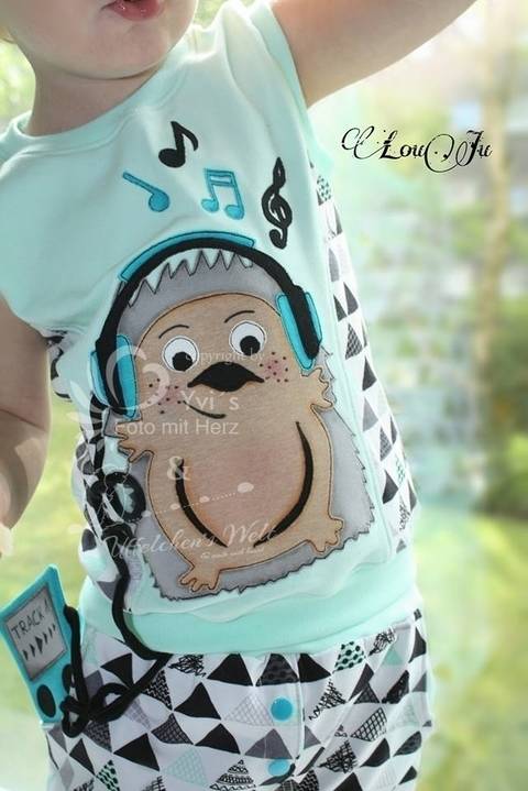 Applikationsvorlage "Neno & Nena - Cool & Cute" Igel