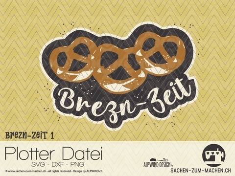 Plotter-Datei "Brezn-Zeit" #1