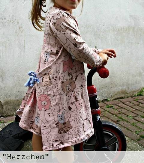 Herzchen Ebook, Shirt/ Kleid Gr.62/68-134/140