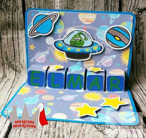 Digi-Stamp Elmar outer Space