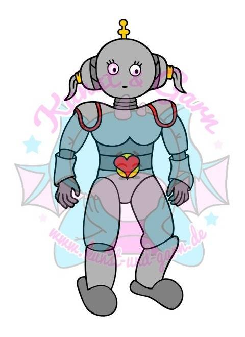 Plotterdatei Robogirl