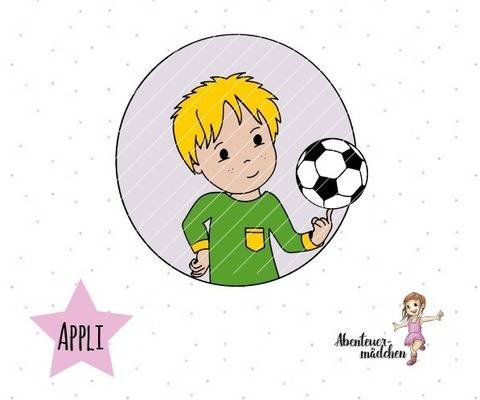 Fussballheld Junge - Applikation