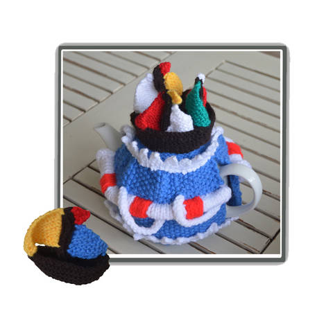 Ahoy! Sailboat Yacht Tea Cosy (en)