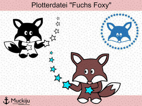 Plotterdatei "Fuchs Foxy"