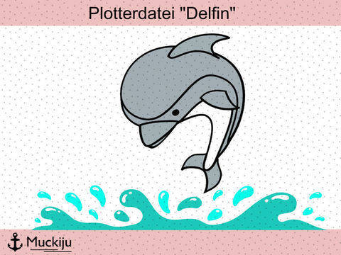 Plotterdatei "Delfin"