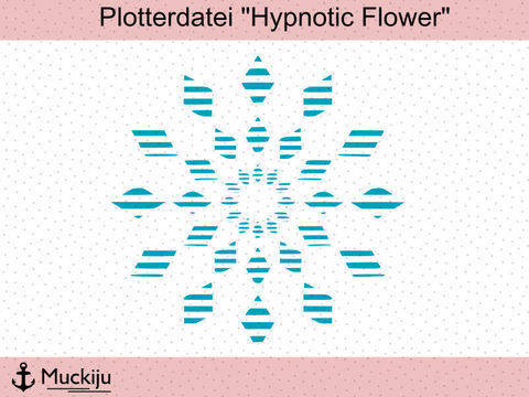 Plotterdatei "Hypnotic Flower"