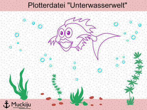 Plotterdatei Set "Unterwasserwelt"