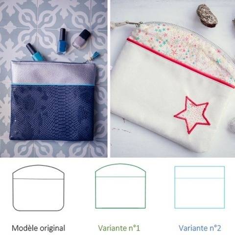 La Pochette Candy multi-poches (en 6 variations)