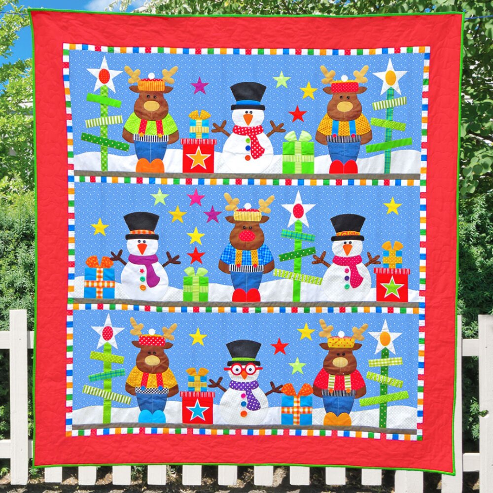 Frosty's Christmas Quilt Pattern