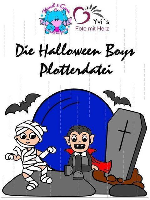 Plotterdatei HalloweenBoys