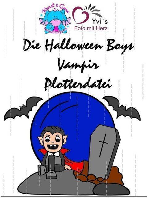 Plotterdatei HalloweenBoys Vampire