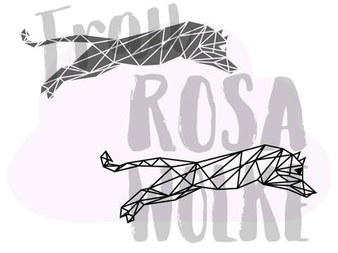 Leopard aus Geoserie von Frau Rosa Wolke