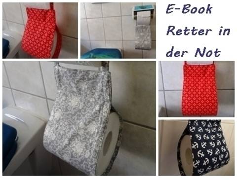 Retter in der Not - Papierrollen Halter nähen