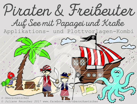 Appli- und Plott-Kombi Piraten & Freibeuter