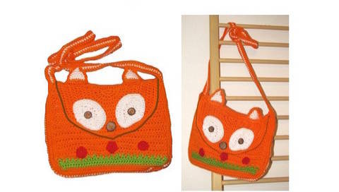 Häkelanleitung: Tasche Fox