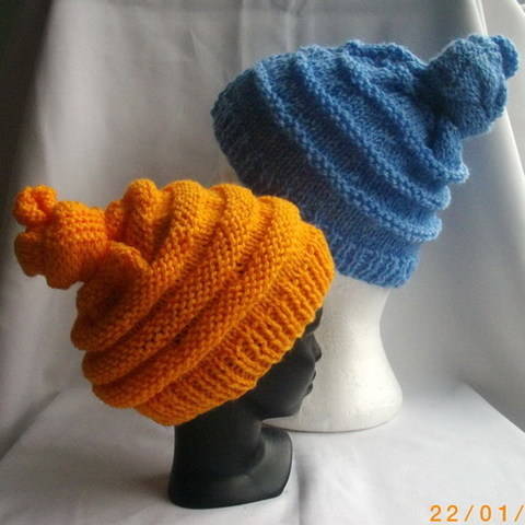 Emma's quirky hat for children - knitting pattern