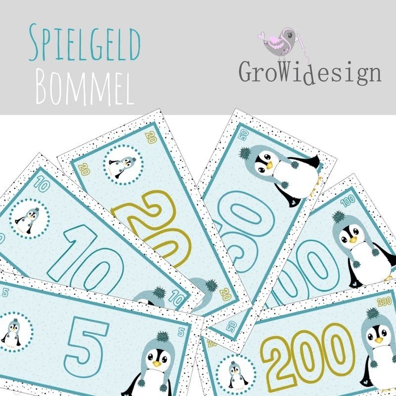 KInderspielgeld Bommel Print, DigiStamp